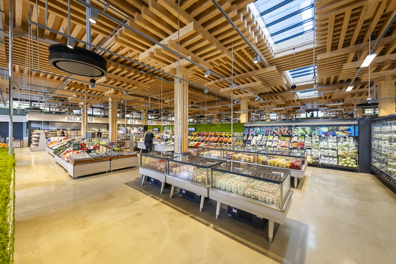 Supermarkt Innenansicht